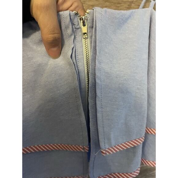 English Factory Ruffle layered Crop top Sz Small Blue Cropped - Picture 6 of 7